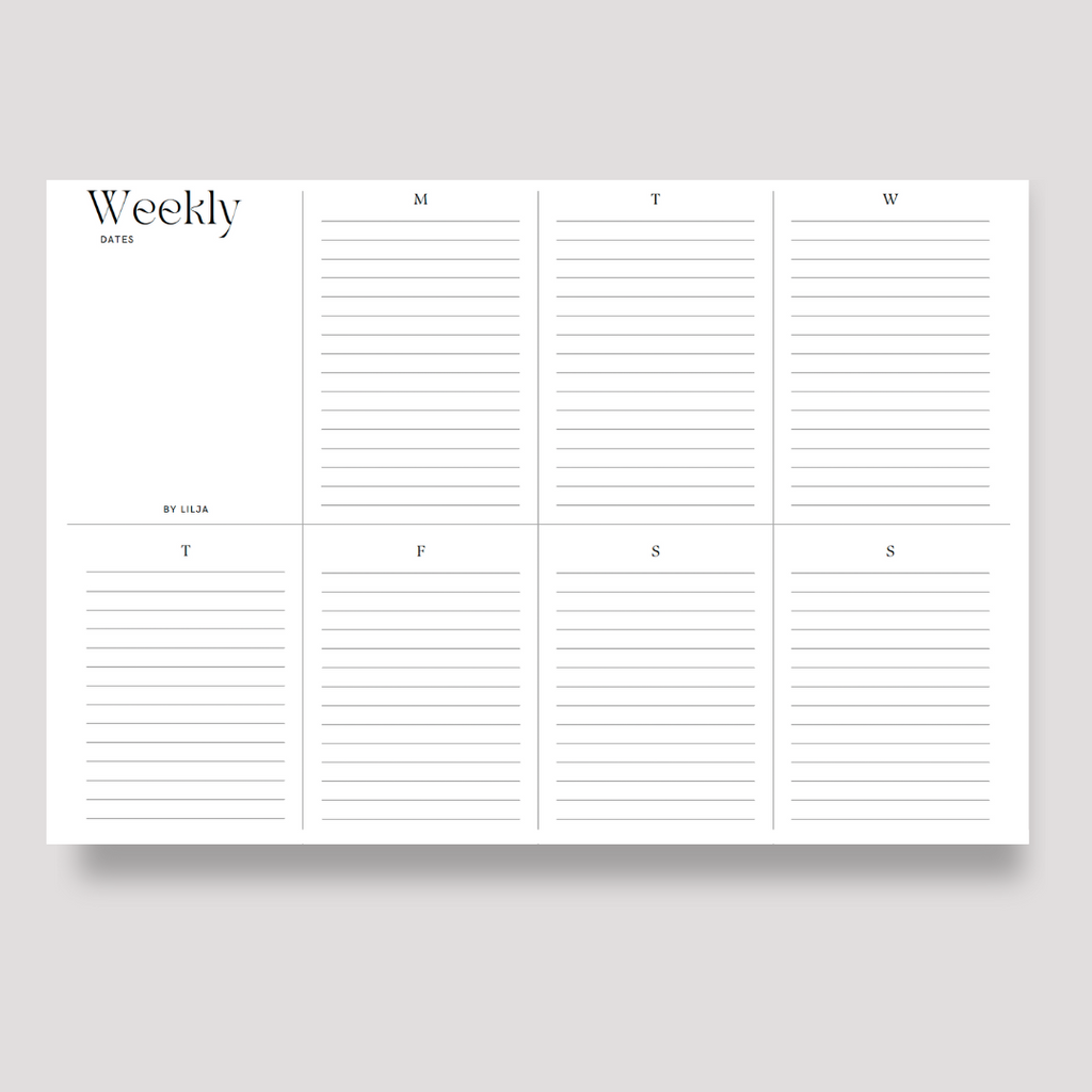 WEEKLY DESKPAD