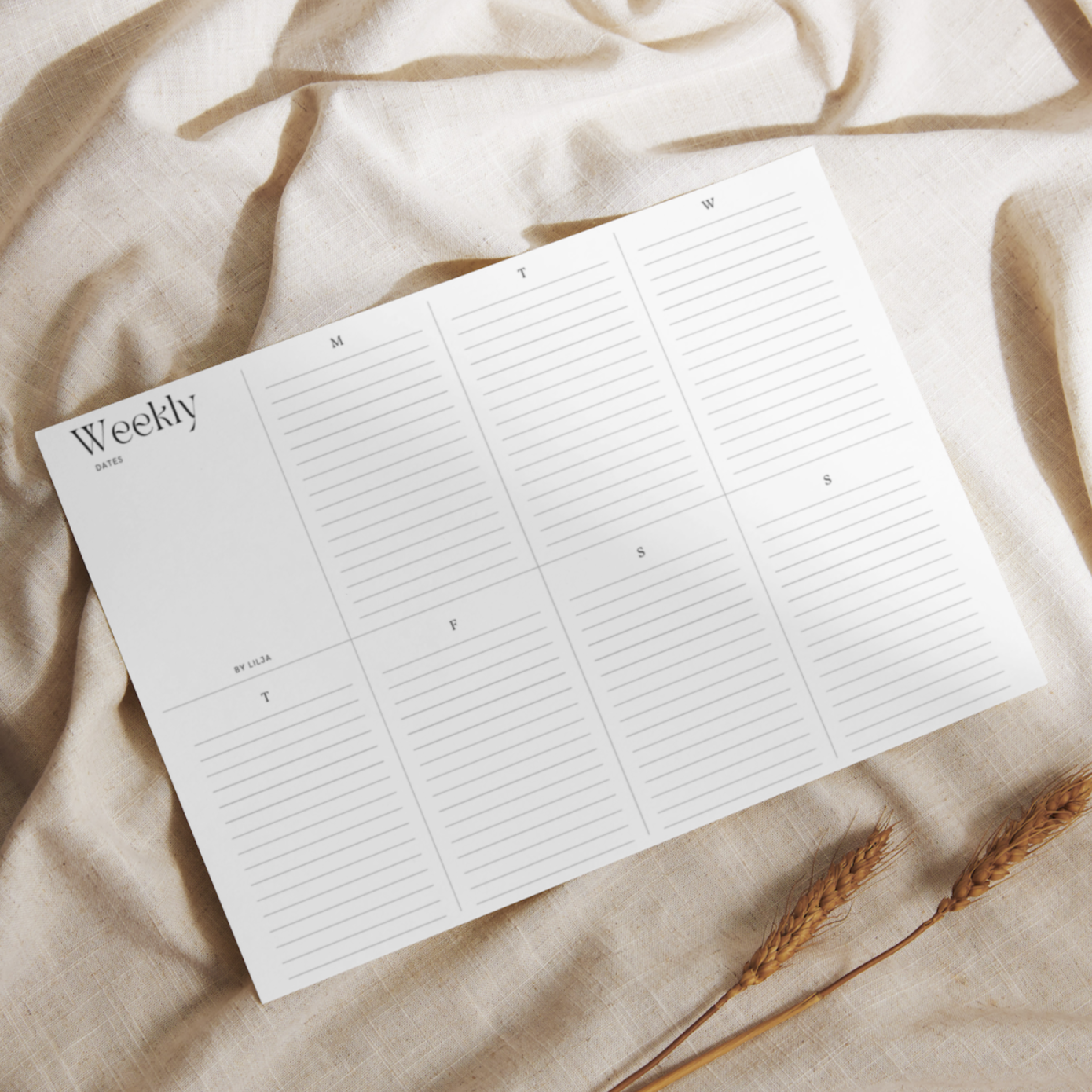 WEEKLY DESKPAD