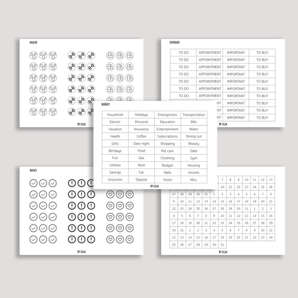 Transparent Sticker Sheets