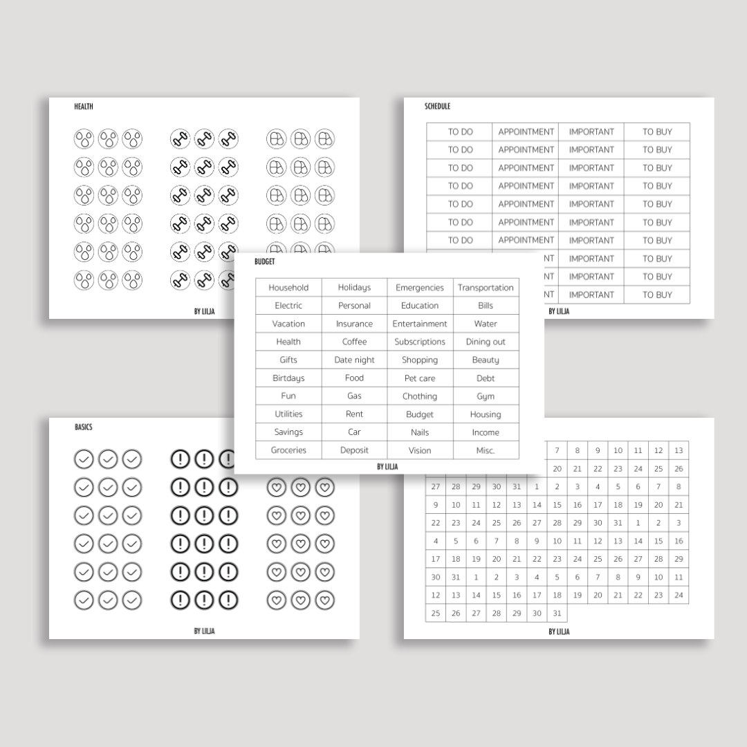 Transparent Sticker Sheets