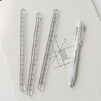 Transparent cube ruler | 15cm